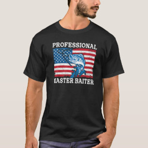 Professionele Master Baiter Amerikaanse vlag T-shirt