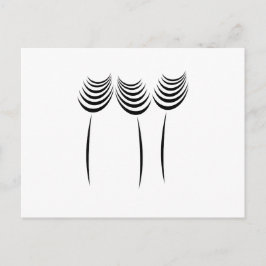 Professionele Master Tuinier Bloemen Mode Logo Briefkaart