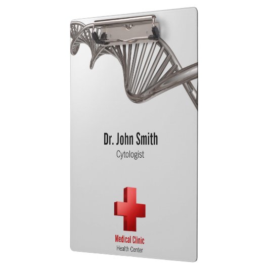 Professionele medische 3D-symbolen KruisDNA Klembord (Links)