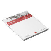 Professionele medische 3D-symbolen KruisDNA Notitieblok (Schuin)