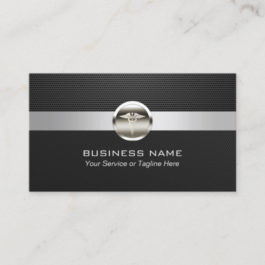 Professionele medische Visitekaartjes voor metalen (Voorkant)