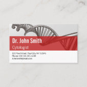 Professionele medische wetenschap DNA Strand Appoi Afsprakenkaartje (Voorkant)