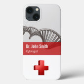 Professionele medische wetenschap DNA Strand Cross Case-Mate iPhone Case (Achterkant)
