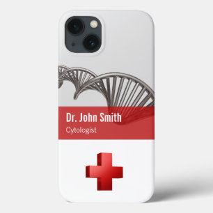 Professionele medische wetenschap DNA Strand Cross Case-Mate iPhone Case