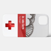 Professionele medische wetenschap DNA Strand Cross Case-Mate iPhone Case (Achterkant (horizontaal))