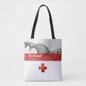 Professionele medische wetenschap DNA Strand Cross Tote Bag (Voorkant)