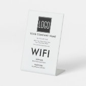 Professionele merk Logo WiFi Reclamebord Met Voetstuk (Voorkant)