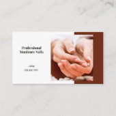 Professionele mest Nail Beauty Salon Trendy Visitekaartje (Voorkant)