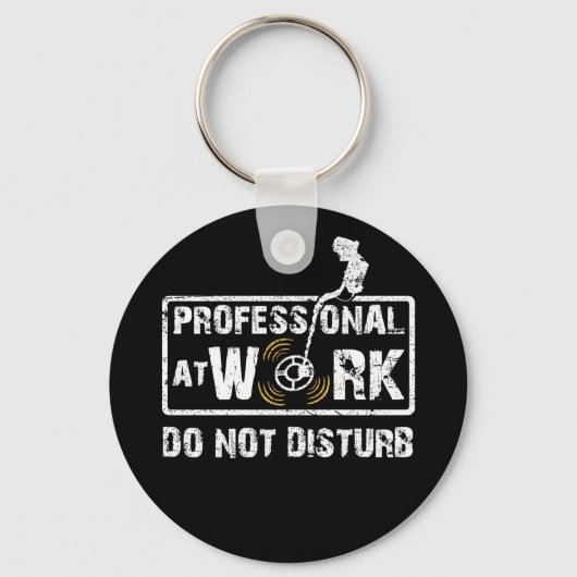 Professionele metaaldetector voor het werk sleutelhanger (Voorkant)