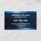 Professionele Metaallasser Bouw Handyman Visitekaartje (Achterkant)