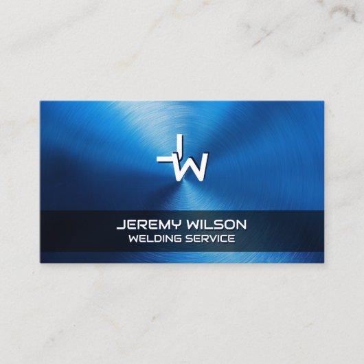 Professionele Metaallasser Bouw Handyman Visitekaartje (Voorkant)