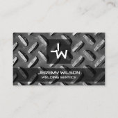 Professionele Metaallasser Bouw Handyman Visitekaartje (Voorkant)