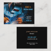 Professionele Metaallasser, Fabricagecontractant Visitekaartje (Voorkant / Achterkant)