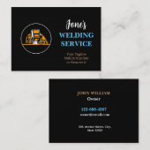 Professionele Metaallasser, Vervaardiging, Aanneme Visitekaartje (Voorkant / Achterkant)