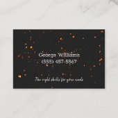 Professionele metaallaswerpers visitekaartje (Achterkant)