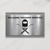 Professionele metaallaswerpers visitekaartje (Voorkant)