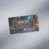 Professionele metaallaswerving magnetisch visitekaartje (Voorbeeld)