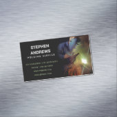 Professionele metaallaswerving magnetisch visitekaartje (Voorbeeld)