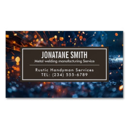 Professionele metaallaswerving magnetisch visitekaartje