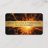 Professionele metaallaswerving visitekaartje (Voorkant)