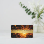 Professionele metaallaswerving visitekaartje (Staand voorkant)