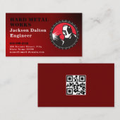 Professionele metaallaswerving visitekaartje (Voorkant / Achterkant)