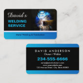 Professionele metaallaswerving visitekaartje (Voorkant / Achterkant)