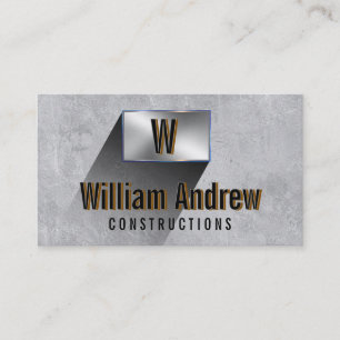 Professionele metalen constructie visitekaartje mo