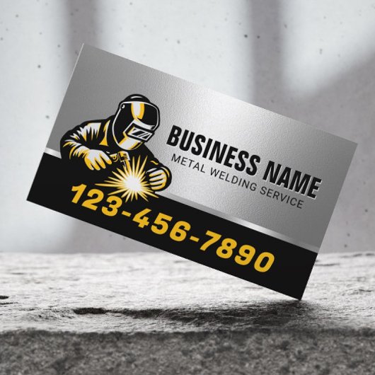 Professionele Metalen Lassen & Fabricatie Lasser Visitekaartje