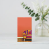 professionele meubelkaartsjabloon voor thuisgebrui visitekaartje (Staand voorkant)