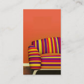 professionele meubelkaartsjabloon voor thuisgebrui visitekaartje (Achterkant)