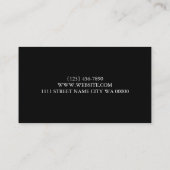 Professionele microfoonmuziekopnamStudio Visitekaartje (Achterkant)