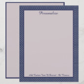 Professionele Midnight Blue Border aanpassen (Voorkant / Achterkant)
