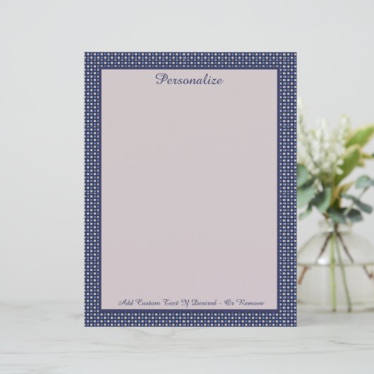 Professionele Midnight Blue Border aanpassen (Staand voorkant)