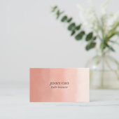 Professionele minieme Waterverf Paintborstel Visitekaartje (Staand voorkant)