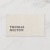 Professionele minimale eenvoudige consultant visitekaartje (Voorkant)