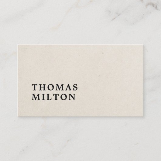 Professionele minimale eenvoudige consultant visitekaartje (Voorkant)