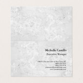 Professionele, minimale grijze muur visitekaartje (Buitenkant ongevouwen)