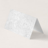 Professionele, minimale grijze muur visitekaartje (Achterkant)