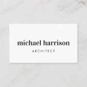 Professionele minimale moderne QR-code Visitekaartje (Voorkant)