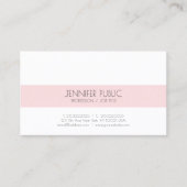 Professionele, minimale, moderne vormgeving visitekaartje (Voorkant)