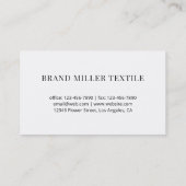 Professionele minimale QR-code Visitekaartje (Achterkant)