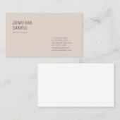 Professionele Minimale Sjabloon Modern Design Chic Visitekaartje (Voorkant / Achterkant)