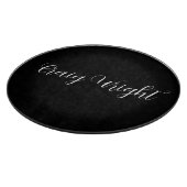 Professionele minimalist Naam toevoegen Persoonlij Snijplank (Hoek)