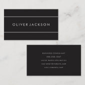 Professionele minimalistische accessoires visitekaartje (Voorkant / Achterkant)