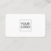 Professionele minimalistische bedrijfs-QR-code Visitekaartje (Achterkant)