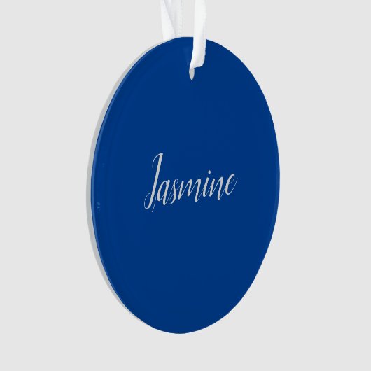 Professionele minimalistische Deep Blue & Paarse Ornament (voorkant)