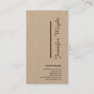 Professionele minimalistische duidelijke elegante visitekaartje