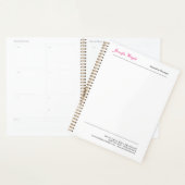 Professionele minimalistische eenvoudige elegante  planner (Display)