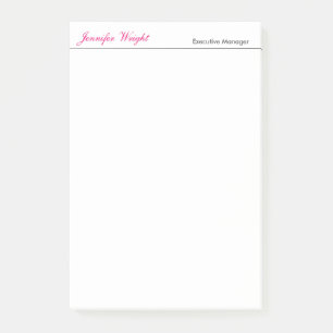 Professionele minimalistische eenvoudige elegante  post-it® notes